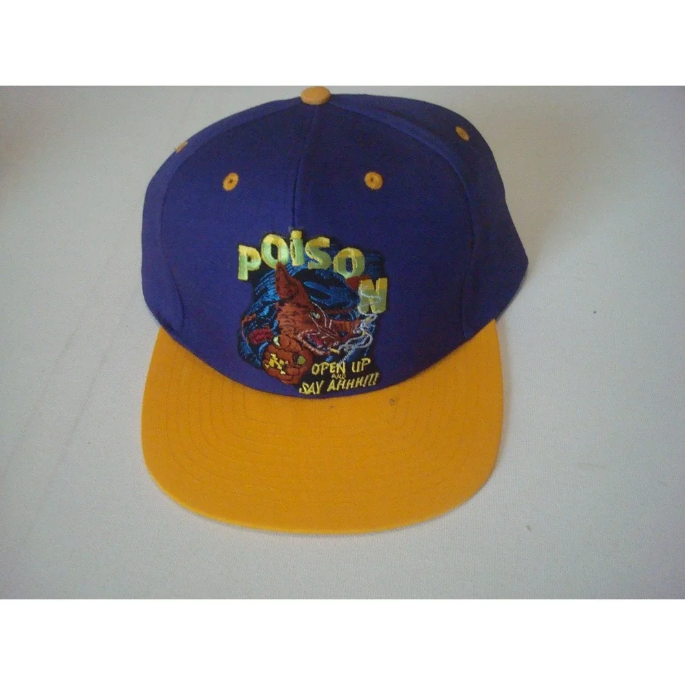 POISON BAND OPEN AH SAY    SNAPBACK  BEACH 00S Y2K  HAT CAP VINTAGE  S2